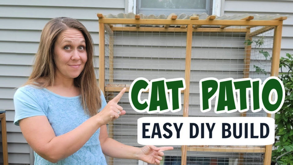 20 Free DIY Catio Plans Build Your Outdoor Cat Enclosure