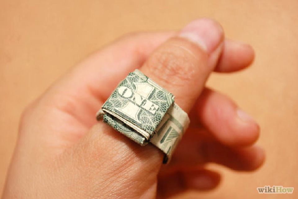 How to Make a Dollar Ring 20 Ways to Make 1 Bill Ring