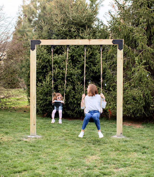 25 Free DIY Swing Set Plans: Learn Building a Swing Set