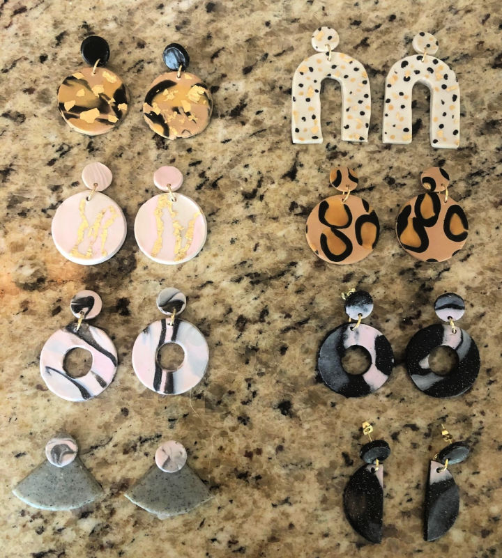 25 DIY Polymer Clay Earrings Ideas to Make