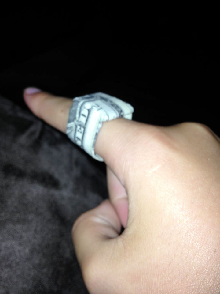 How to Make a Dollar Ring: 20 Ways to Make $1 Bill Ring