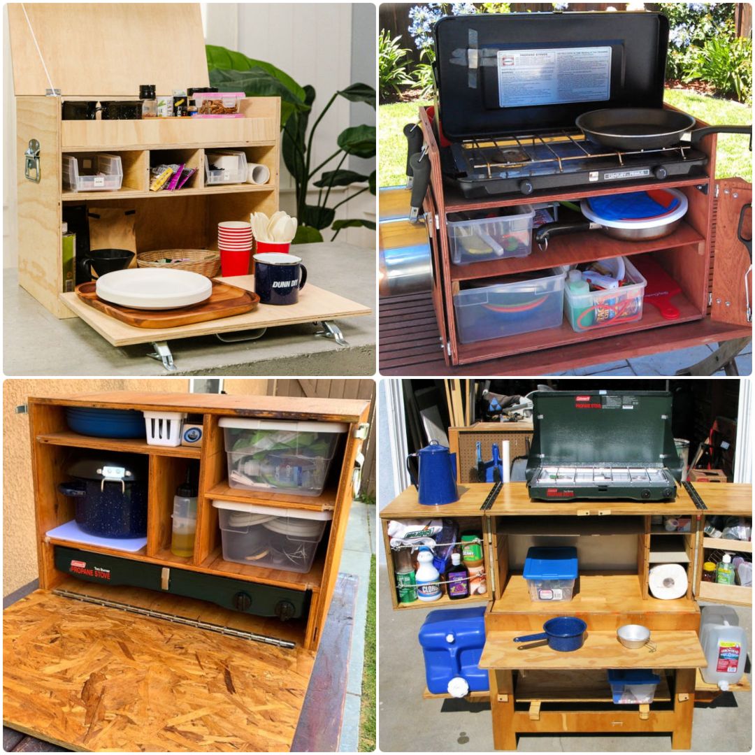 25 DIY Chuck Box Plans: Camp Kitchen Box Ideas