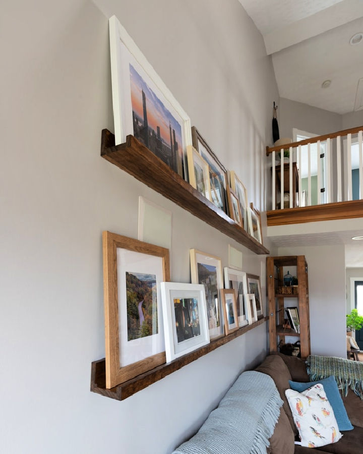 25 DIY Picture Ledge Ideas Build Picture Ledge Shelf