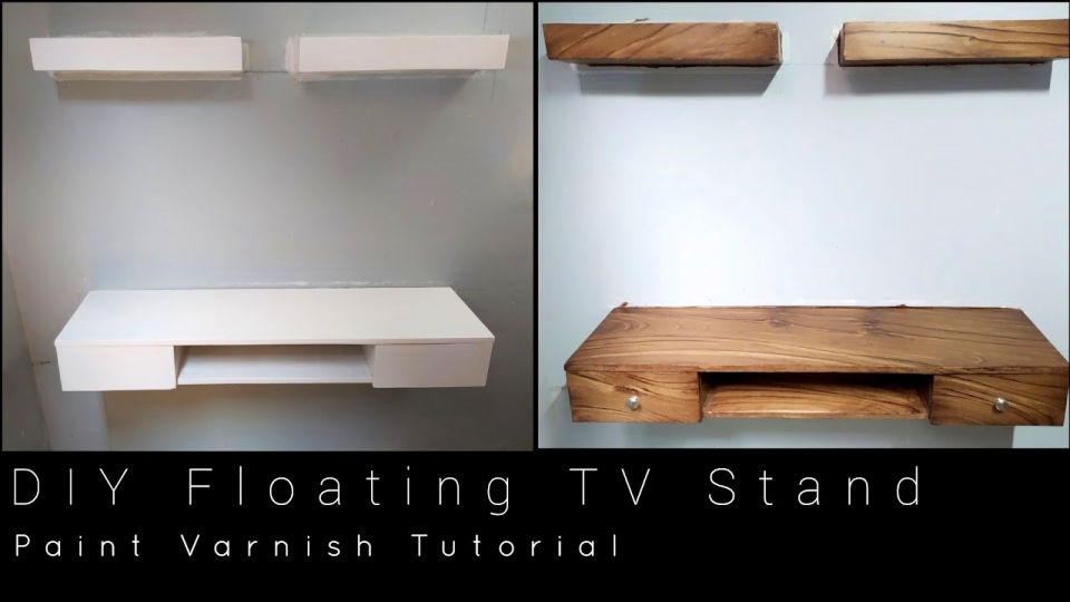 25 DIY Floating TV Stand Plans DIY Entertainment Center