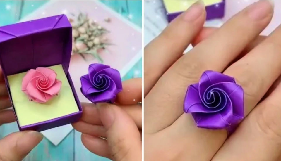 How to Make a Paper Ring 25 Easy Paper Rings Tutorial