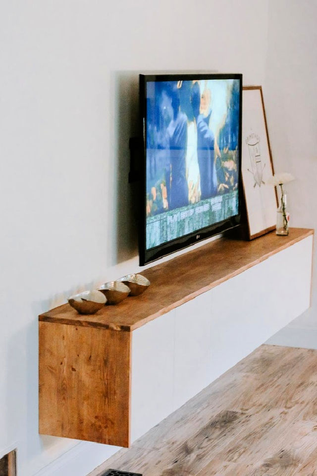 25 DIY Floating TV Stand Plans DIY Entertainment Center