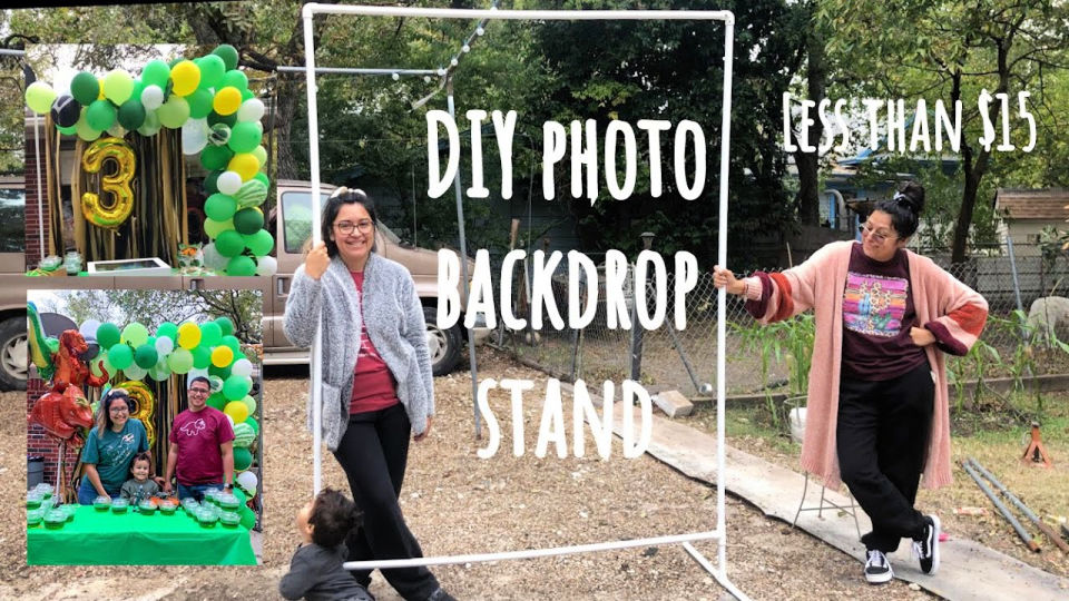 20 DIY PVC Backdrop Stand Ideas Make PVC Pipe Backdrop