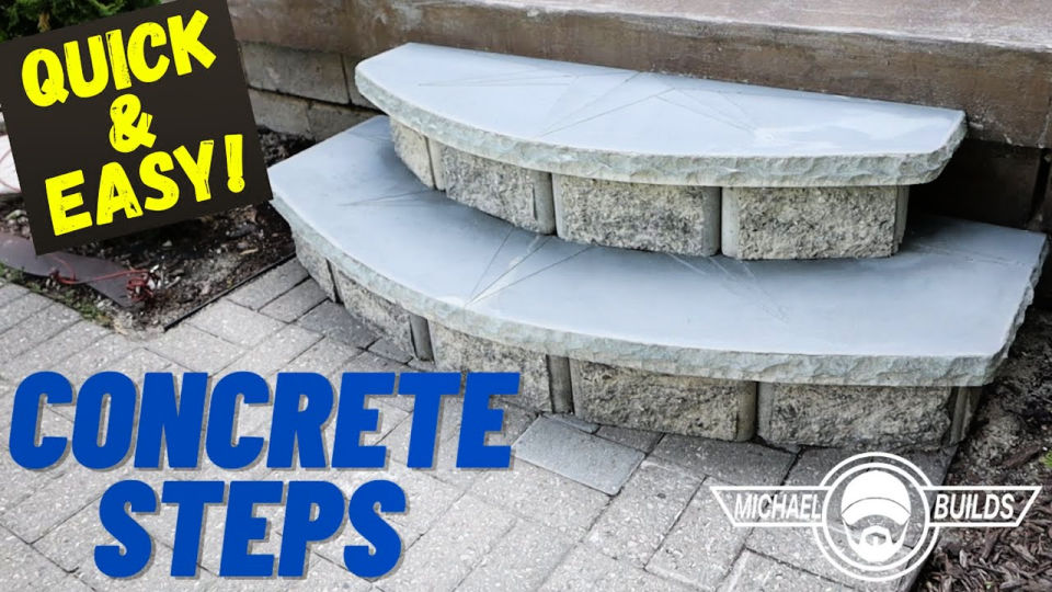 20 DIY Concrete Steps Plan How To Build Concrete Steps