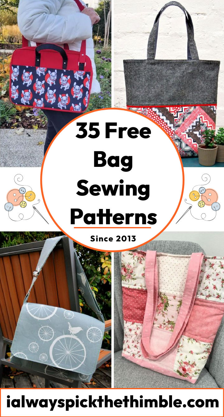 35 Free Sewing Bag Patterns Easy Purse Patterns to Sew
