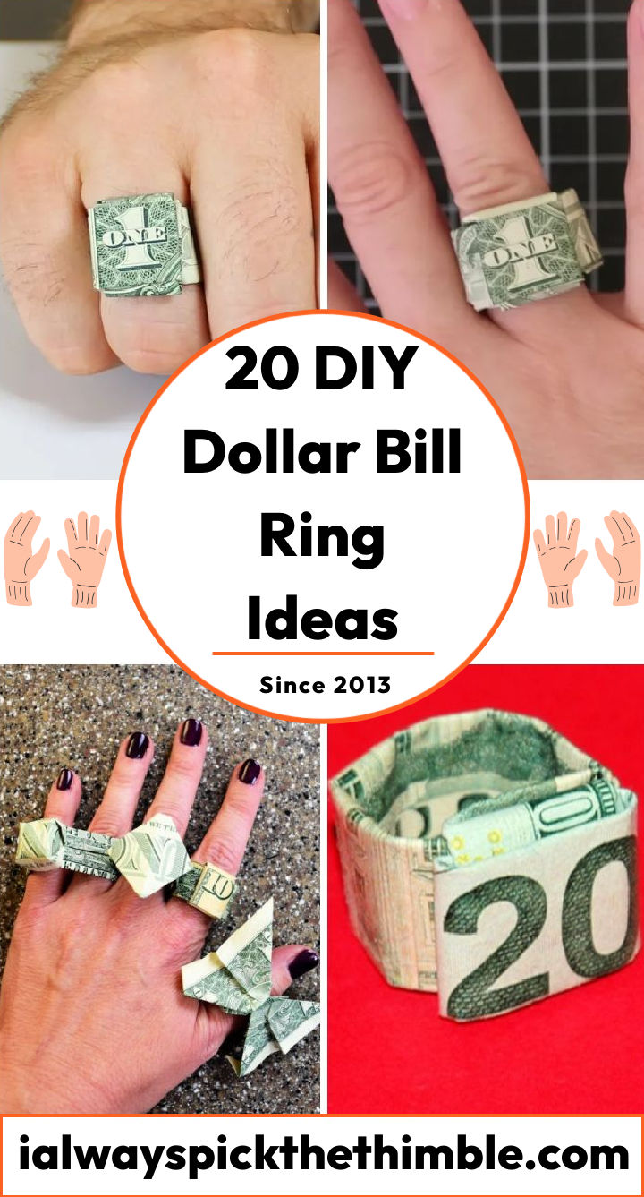 How to Make a Dollar Ring 20 Ways to Make 1 Bill Ring