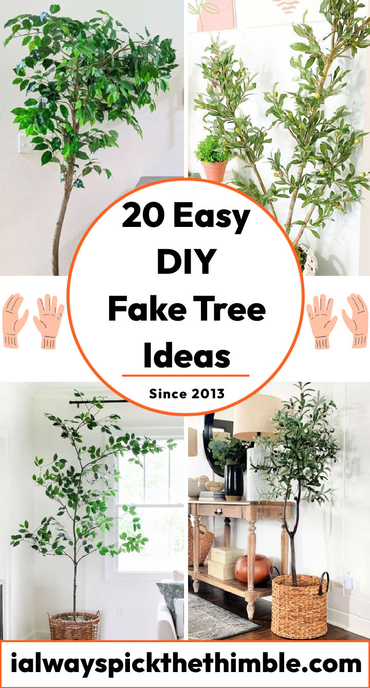 20 DIY Fake Tree Ideas: How To Make Own Fake Trees
