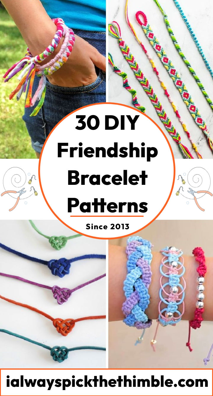 30 Easy Friendship Bracelet Patterns for Everyone