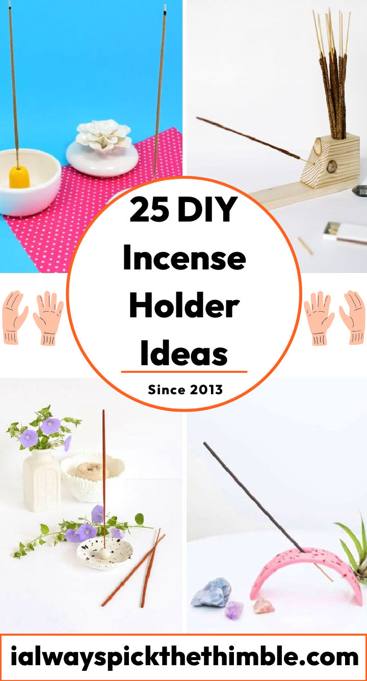 25 Homemade DIY Incense Holder Ideas To Make