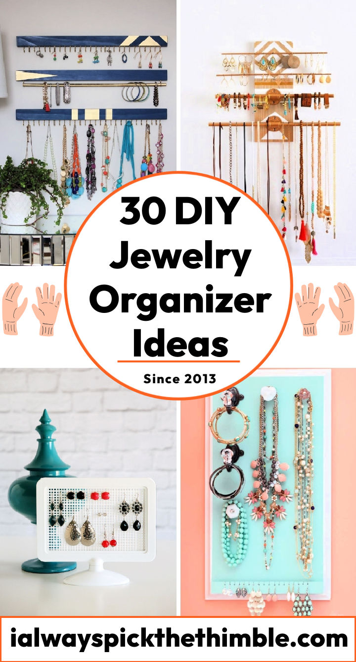 30 DIY Jewelry Organizer Ideas Make a Jewelry Holder