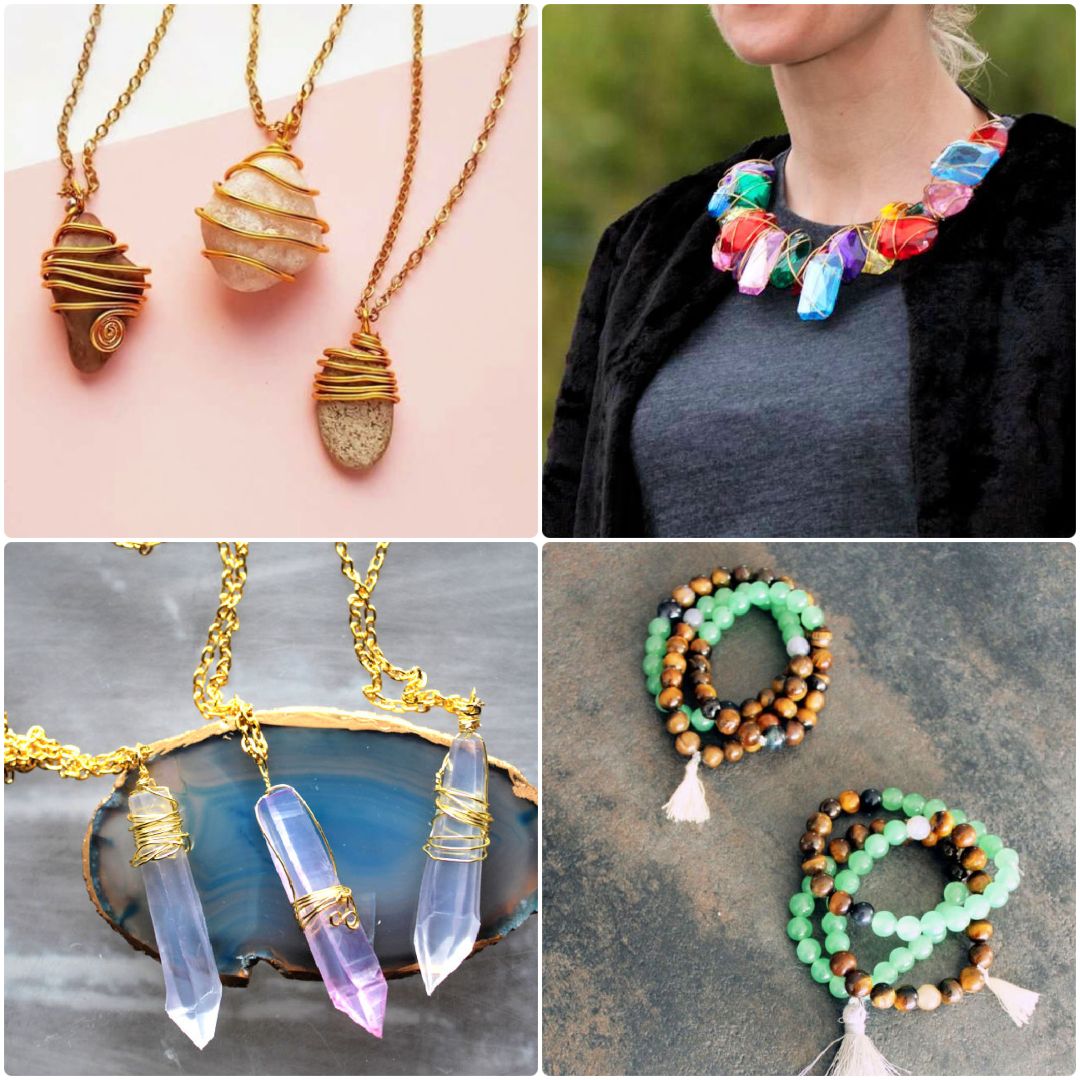25 DIY Crystal Necklace Ideas: How To Make Your Own