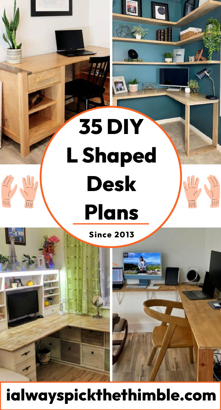 35 DIY L Shaped Desk Plans and Ideas You Can Build