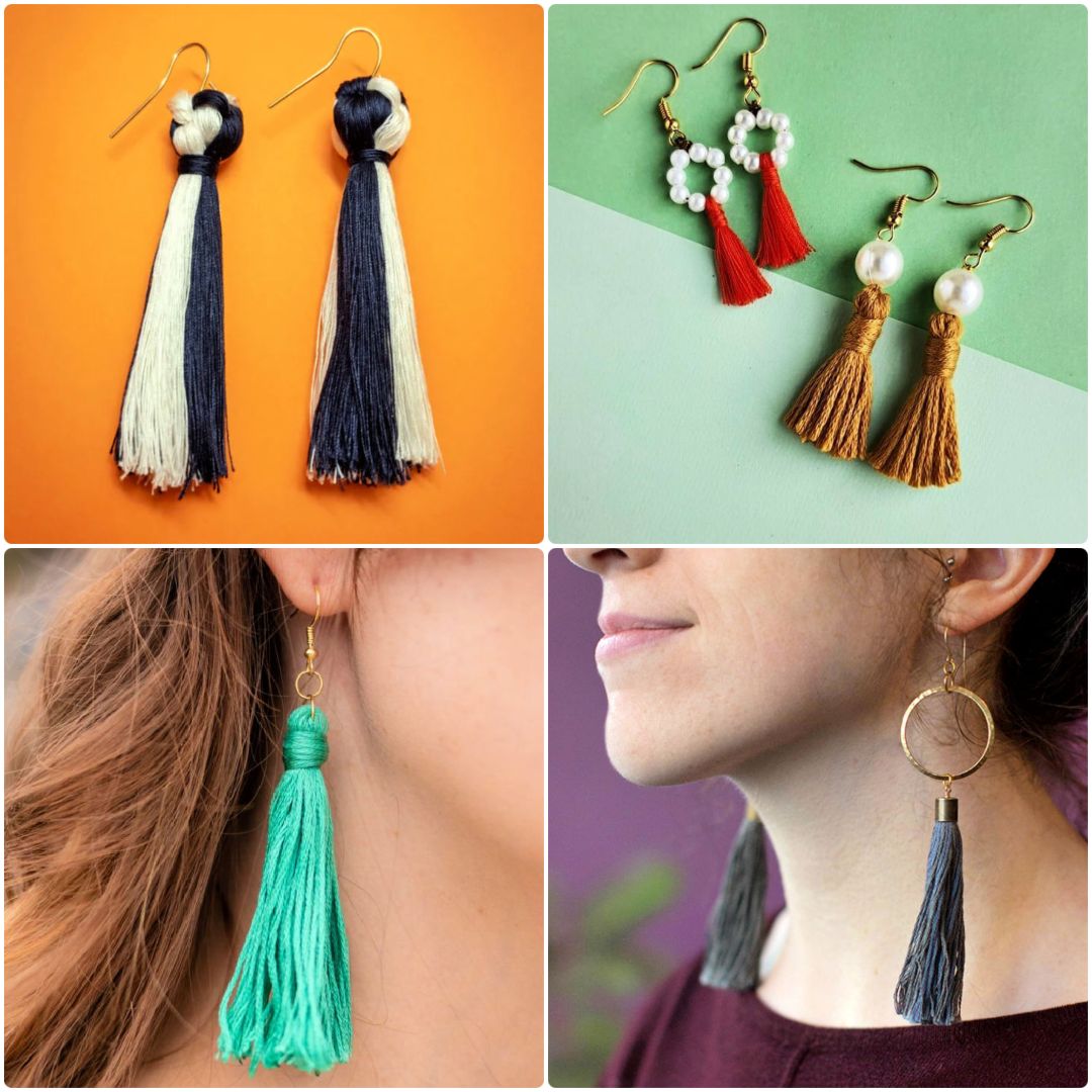 DIY Tassel Earrings: 25 Easy Ideas to Make Your Own
