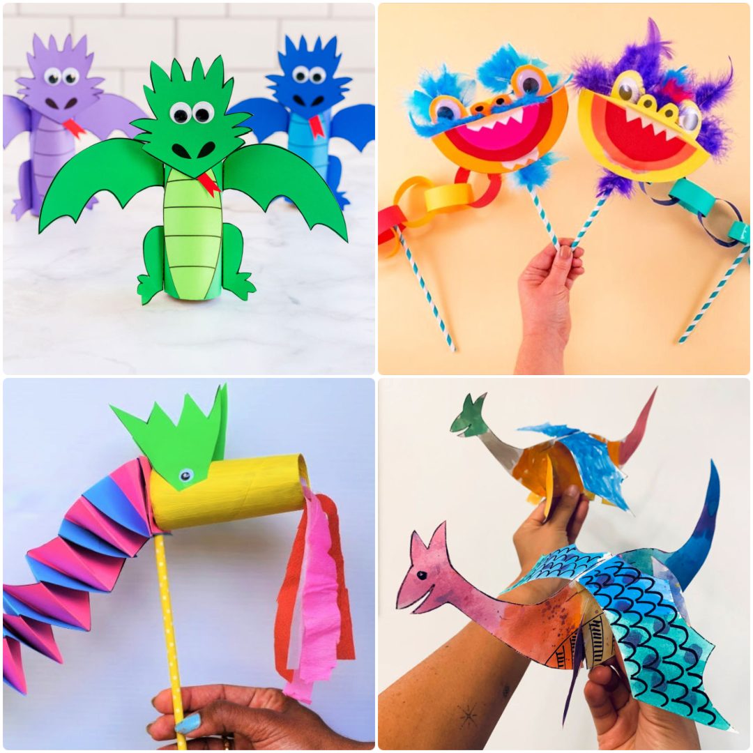 25 Easy DIY Dragon Crafts for Kids: How To Make a Dragon