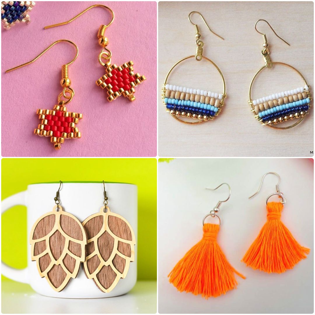 Matching Silk Thread Tassel Earrings : 4 Steps (with Pictures) -  Instructables