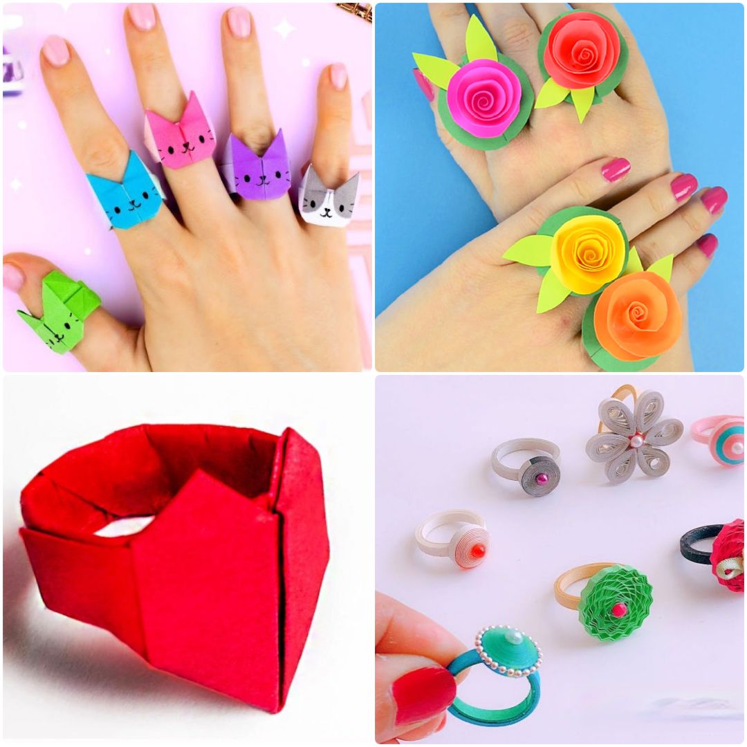 How to Make a Paper Ring 25 Easy Paper Rings Tutorial
