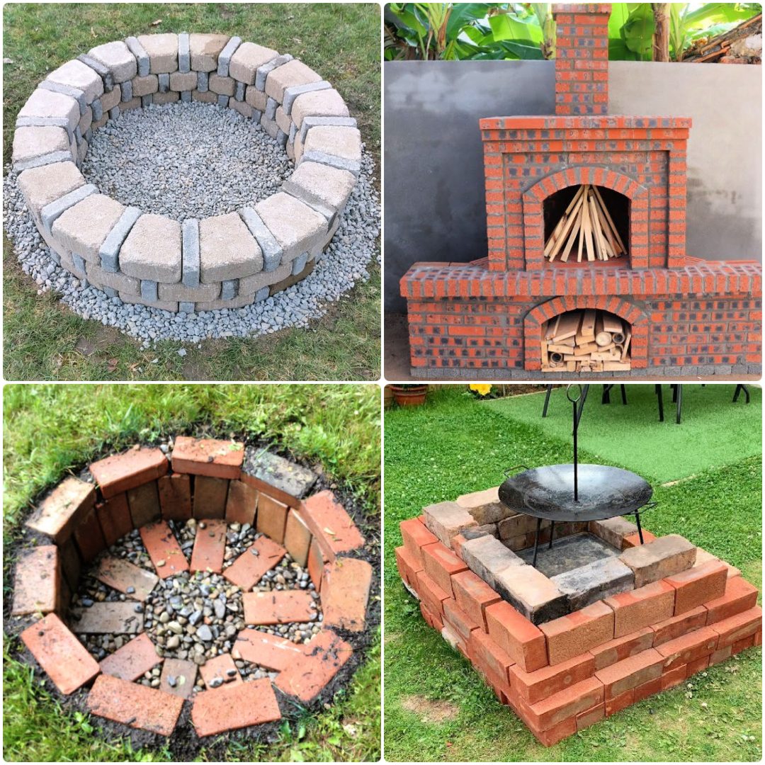 25 DIY Brick Fire Pit Ideas Build a Fire Pit with Bricks