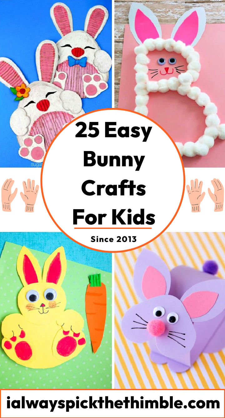 25 Easy Bunny Crafts for Kids: Rabbit Art and Craft Ideas