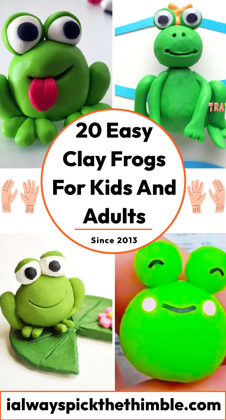25 Easy Clay Frog Sculptures: How To Make a Clay Frog