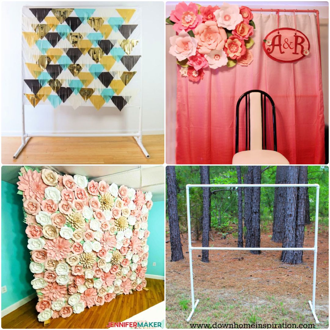 25 DIY Backdrop Stand Ideas Make Easy Photo Backdrop Stands