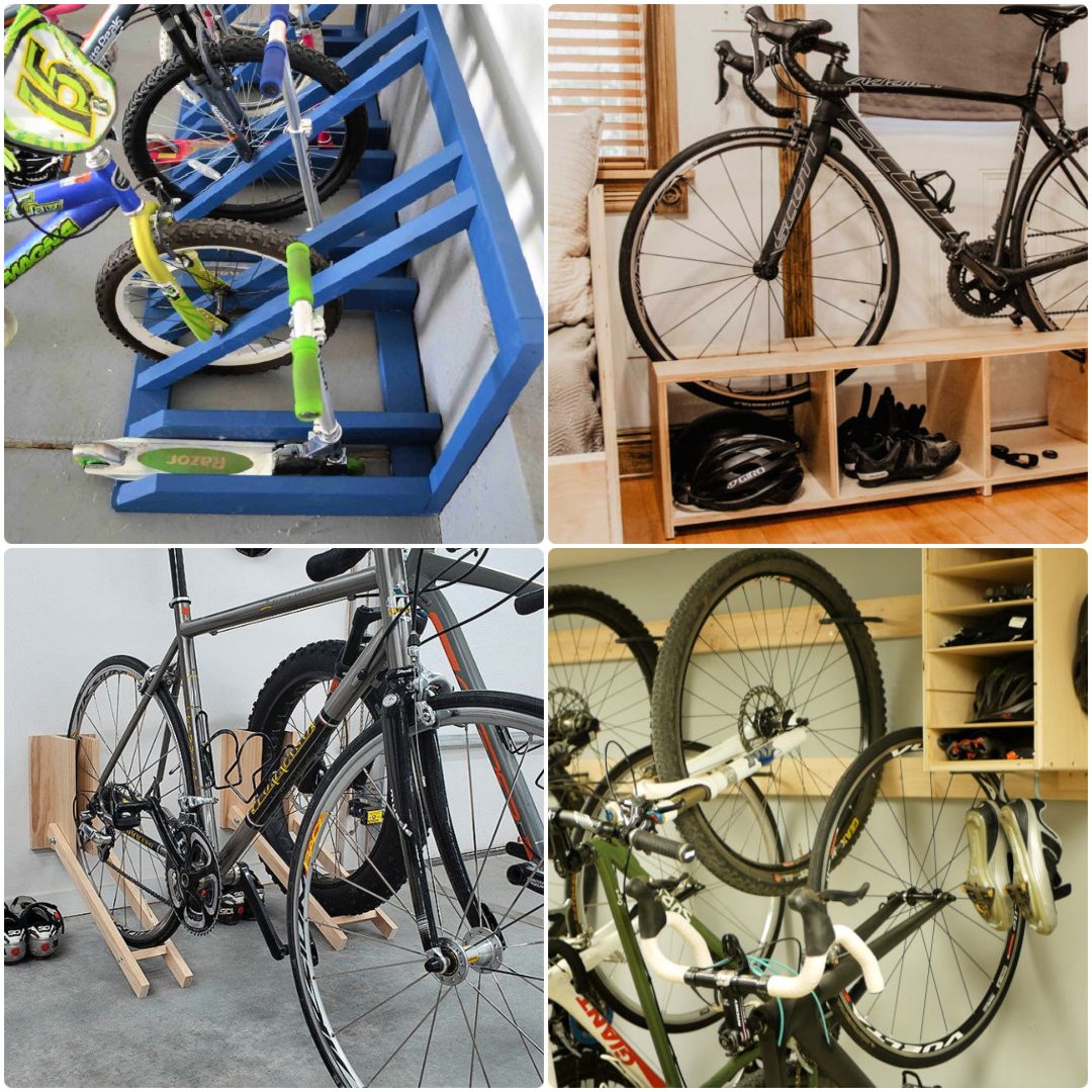 25 Homemade DIY Bike Rack Ideas for Easy Bike Storage