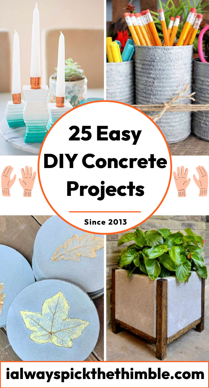25 Amazing DIY Concrete Projects and Ideas