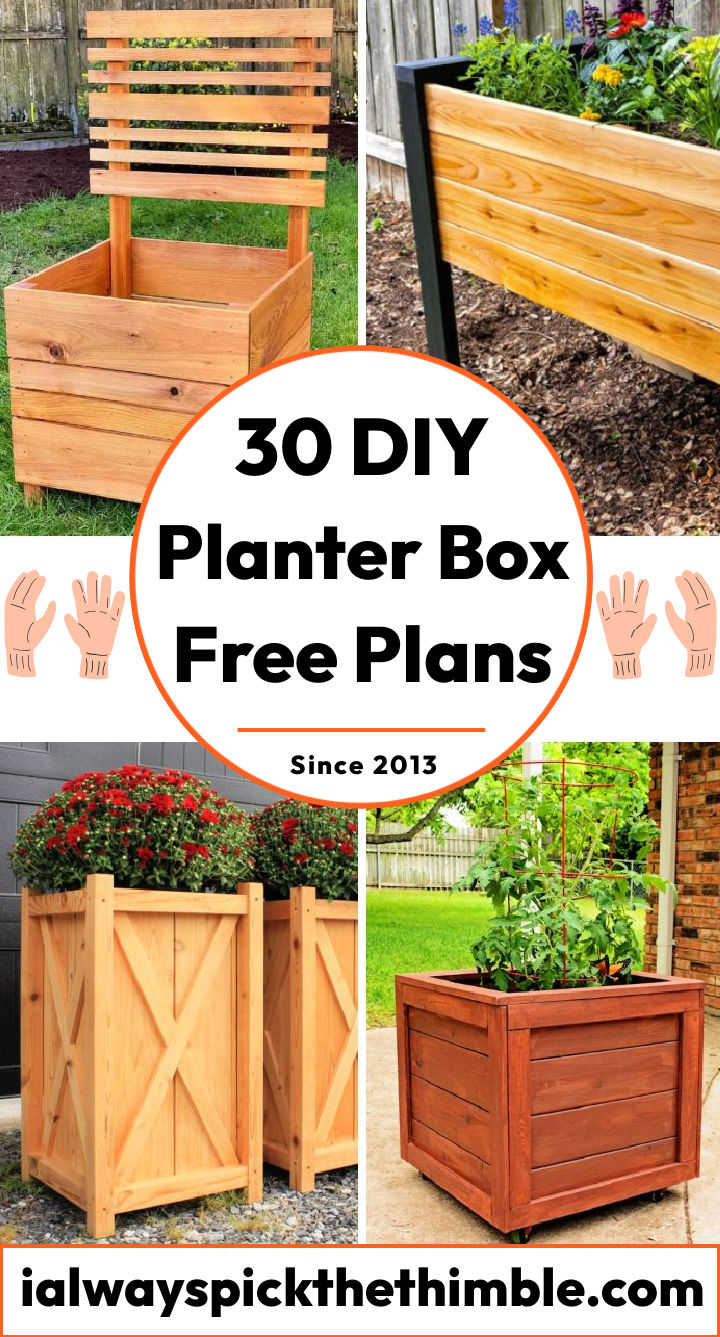 30 Free DIY Planter Box Plans Build Your Planter Boxes