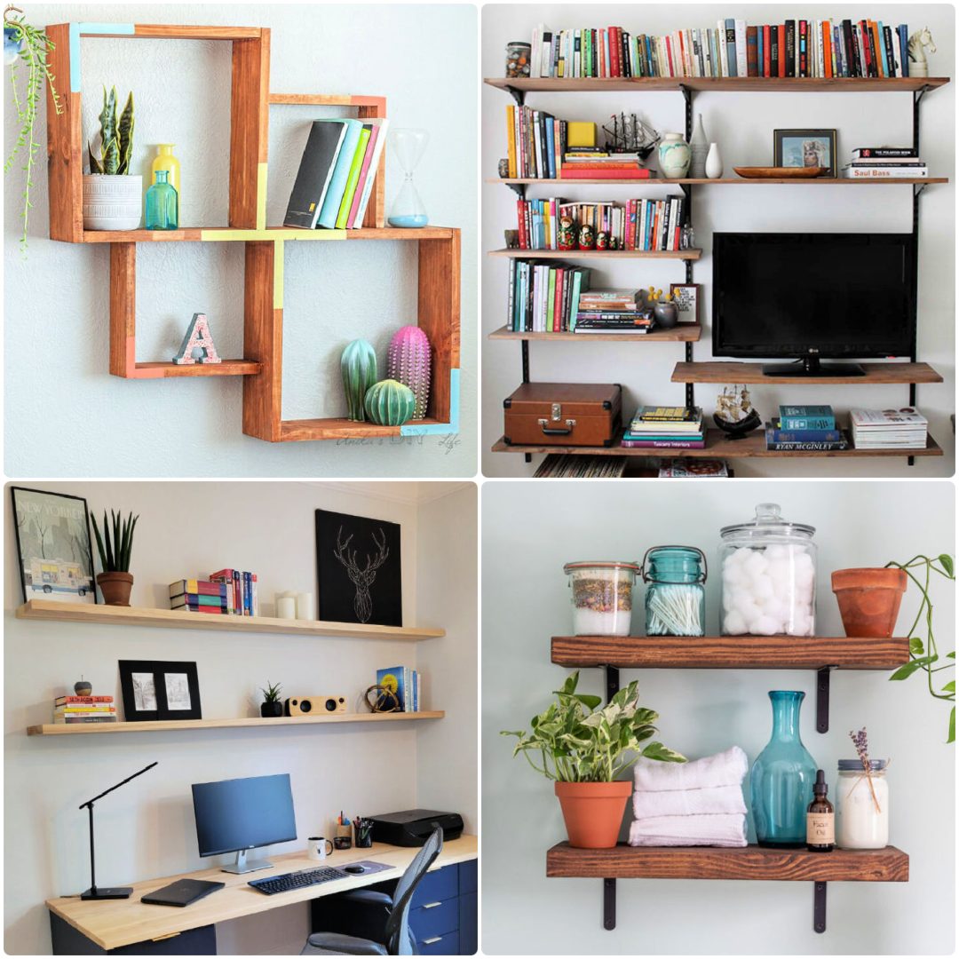 45 DIY Shelves to Build Easy Shelving Ideas for Wall