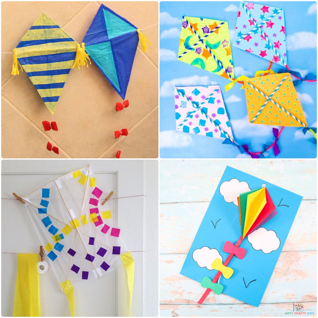 How to make handmade paper Kite at home / DIY Kite / Paper Kite making idea  