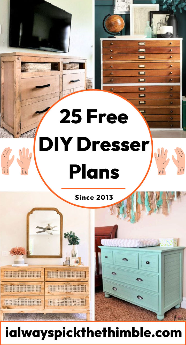 25 Free DIY Dresser Plans How To Build a Dresser