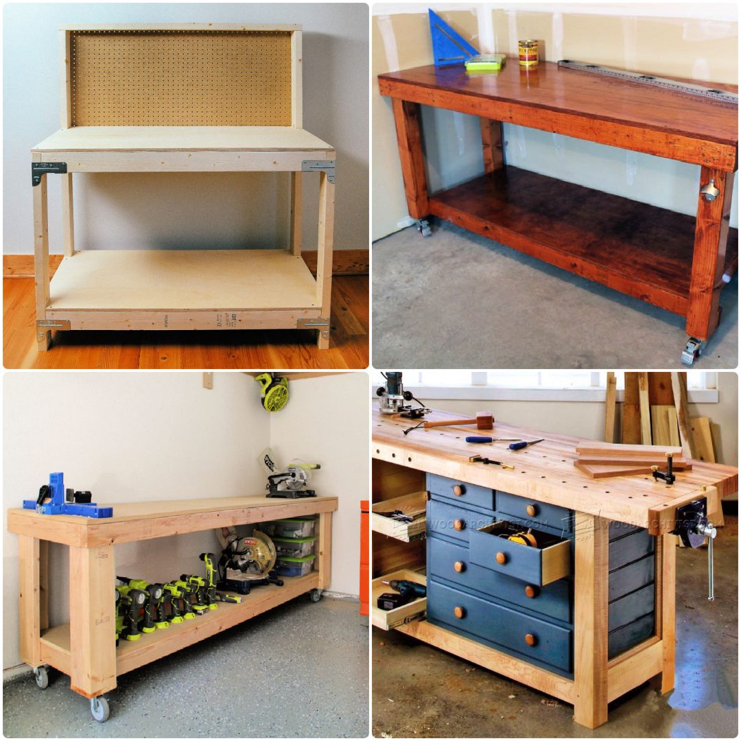 25 Free DIY Workbench Plans How To Build a Workbench