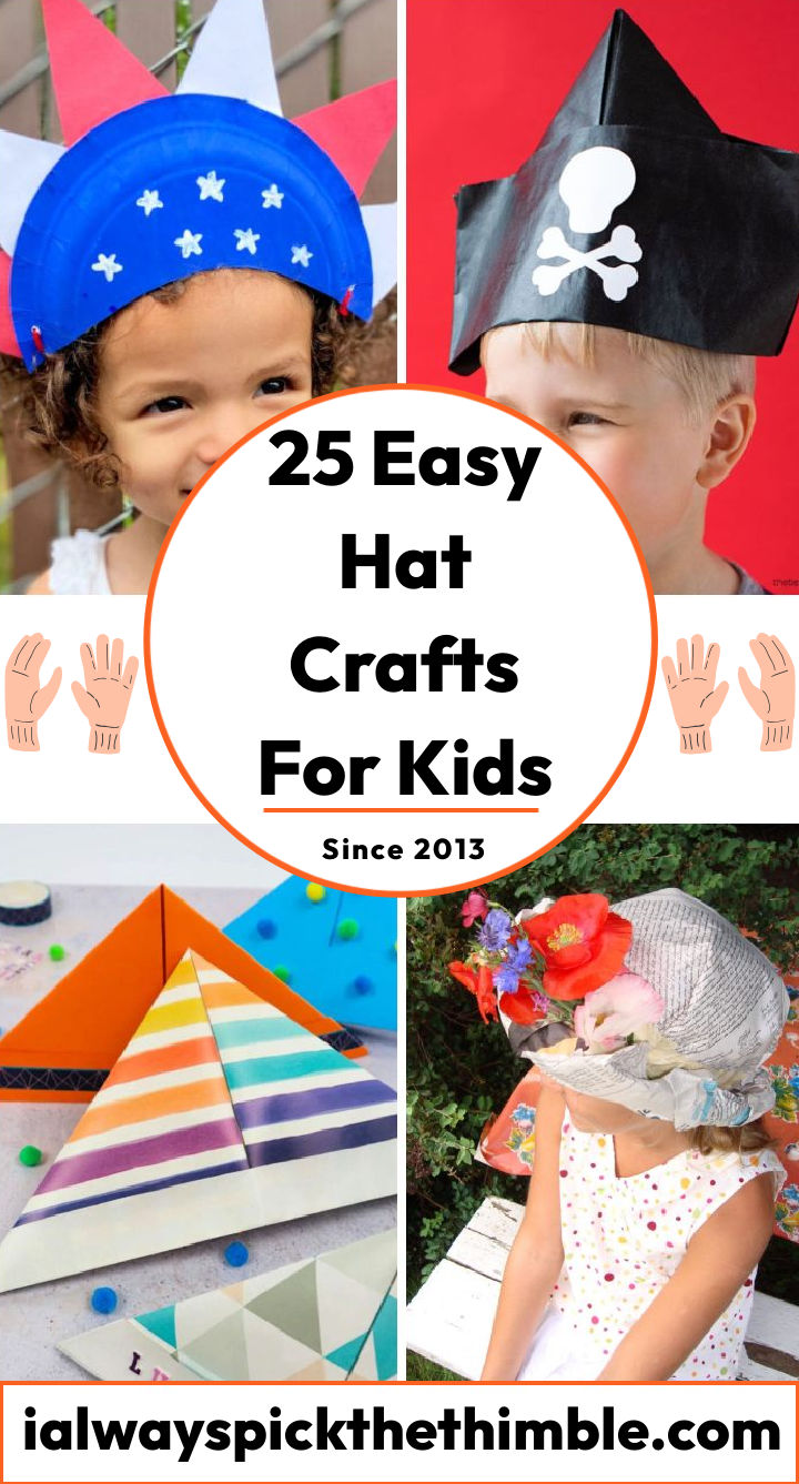 25 Fun Hat Crafts for Kids Paper Hats to Make