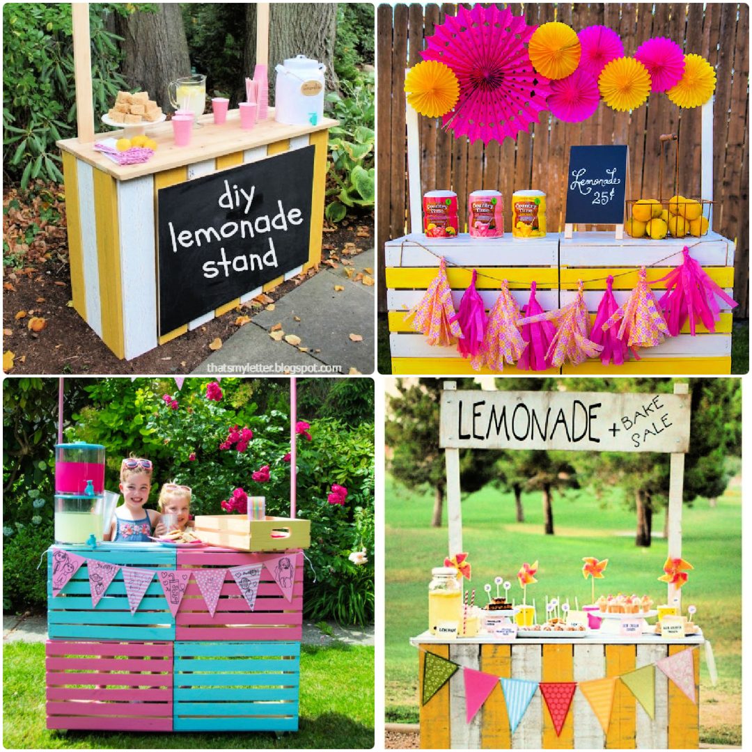 35 Homemade DIY Lemonade Stand Ideas You Can Build