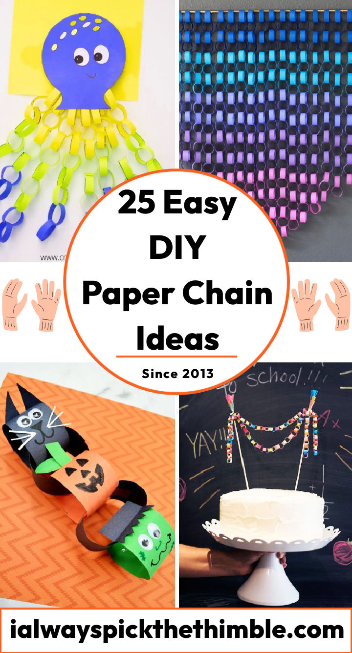 25 DIY Paper Chain Ideas How To Make a Paper Chain