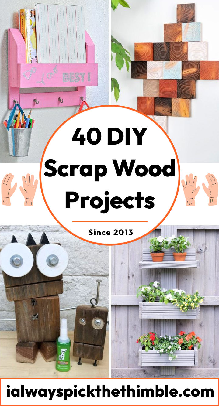 40 Easy DIY Scrap Wood Projects What to Do with Scrap Wood