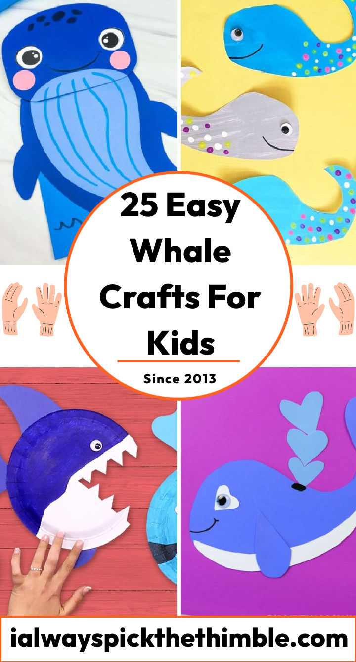 25 Whale Crafts for Kids (Preschoolers and Toddlers)
