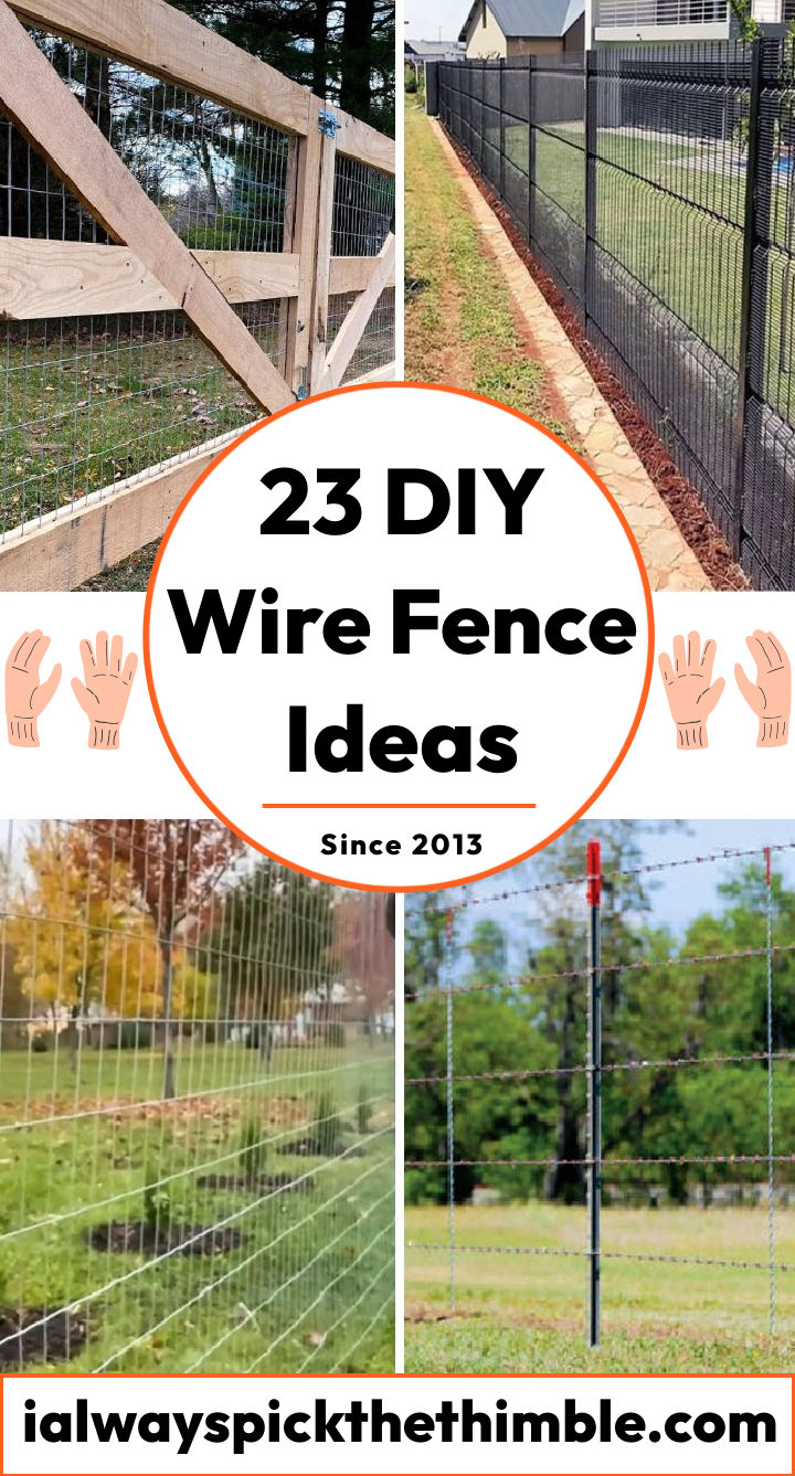 23 DIY Wire Fence Ideas Learn How to Build a Wire Fence